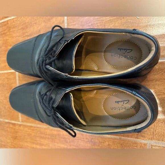 Clark Collection by Clark Ultimate Comfort Black Leather Men’s Shoes Sz … - Picture 5 of 7